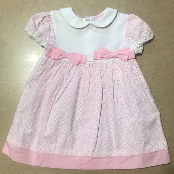 EPK Other - Pink and White Embroidered Dress for Girl